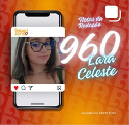 Garota com óculos com 960 de nota da redação